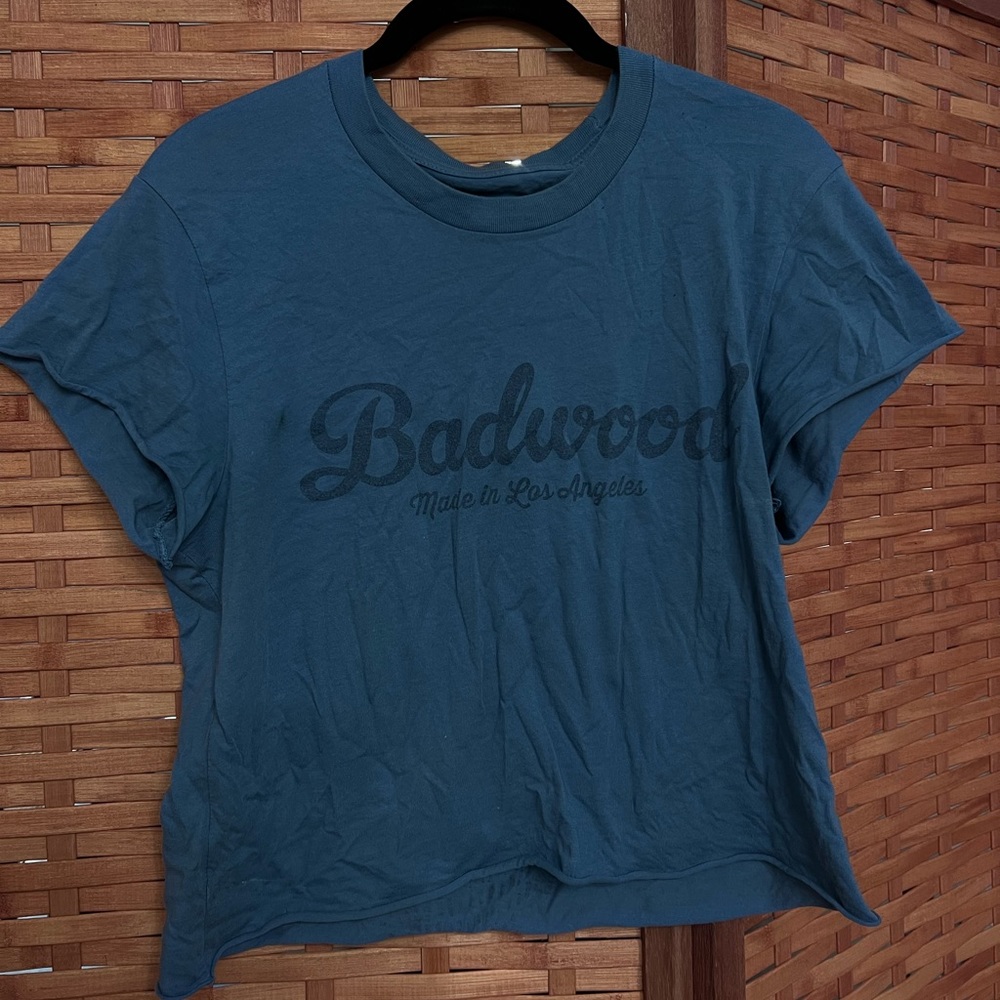 Badwood blue crop top OG ski mask